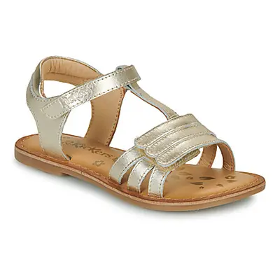 Kickers DIAMANTO girls's Children's Sandals in Gold