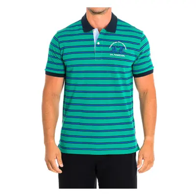 La Martina TMP024-PK147-S3158 men's Polo shirt in Green