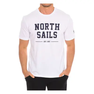 North Sails 9024060-101 men's T shirt in White