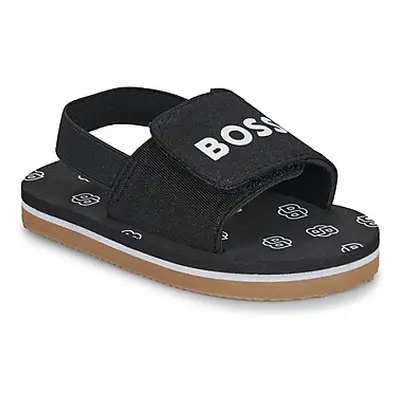 BOSS J52156 boys's Children's Sandals in Black