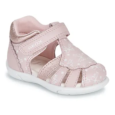 Geox B SANDAL ZAPITO GIRL girls's Children's Sandals in Pink