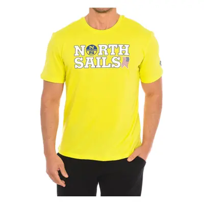 North Sails 9024110-470 men's T shirt in Yellow