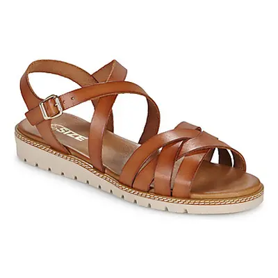 So Size MARGOT women's Sandals in Brown