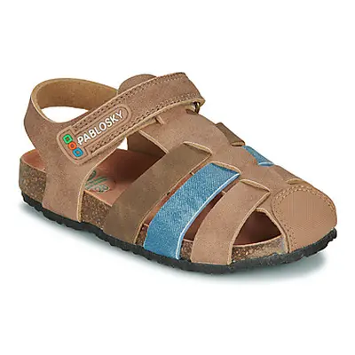 Pablosky BIO boys's Children's Sandals in Brown