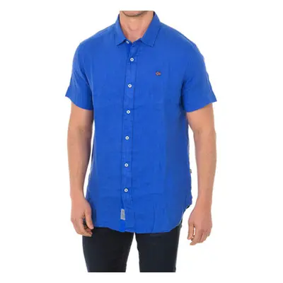 Napapijri NP000IF1-BB41 men's Short sleeved Shirt in Blue