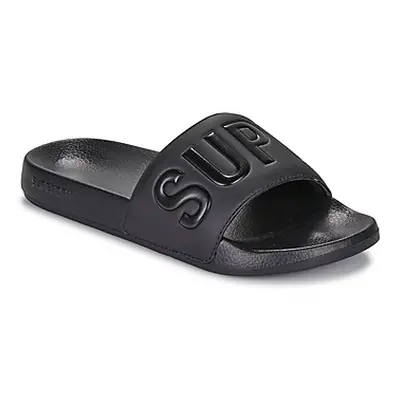 Superdry SANDALE PISCINE CORE GRAPHIC men's Sliders in Black