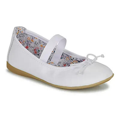 Pablosky LEYRE girls's Children's Shoes (Pumps / Ballerinas) in White