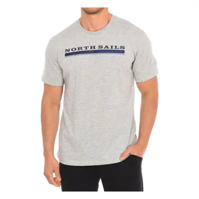 North Sails 9024040-926 men's T shirt in Grey