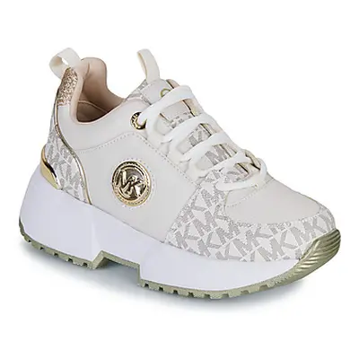 MICHAEL Michael Kors COSMO LOGO girls's Children's Shoes (Trainers) in Beige