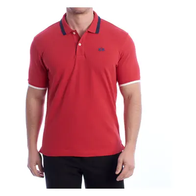 La Martina YMP006-PK001-06008 men's Polo shirt in Red