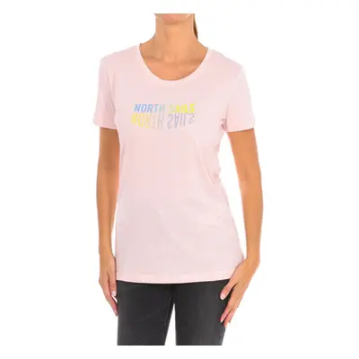 North Sails 9024290-158 women's T shirt in Pink