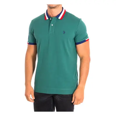 U.S Polo Assn. 64775-149 men's Polo shirt in Green