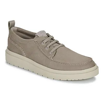 Clarks POLDEN MOC men's Casual Shoes in Grey