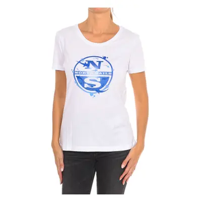 North Sails 9024340-101 women's T shirt in White