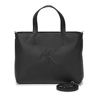 Calvin Klein Jeans SCULPTED MINI EW TOTE women's Shopper bag in Black