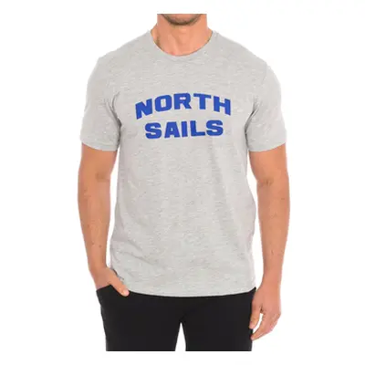 North Sails 9024180-926 men's T shirt in Grey