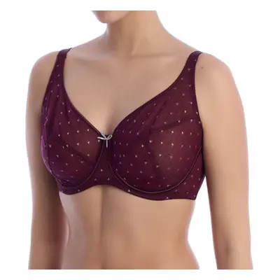 Selene AMINA-BURDEOS women's Balconnette bras in Bordeaux