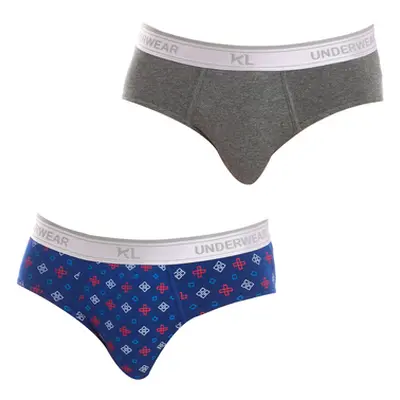 Kisses&Love KLS1-2014-CUADROS men's Underpants / Brief in Multicolour