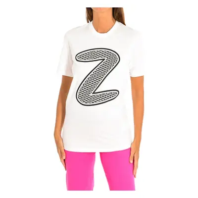 Zumba Z2T00164-BLANCO women's T shirt in Multicolour