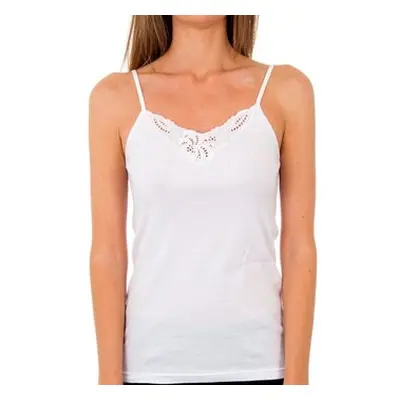 Abanderado 4754-BLANCO women's Vest top in White