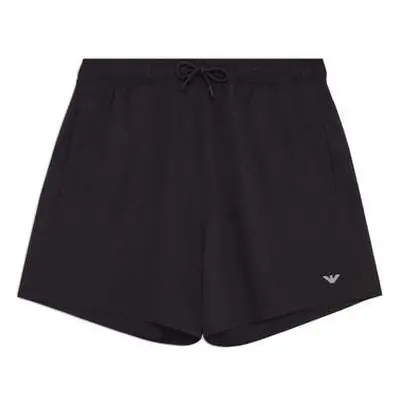 Emporio Armani Beach Small Eagle Swim Shorts Black men's in Black