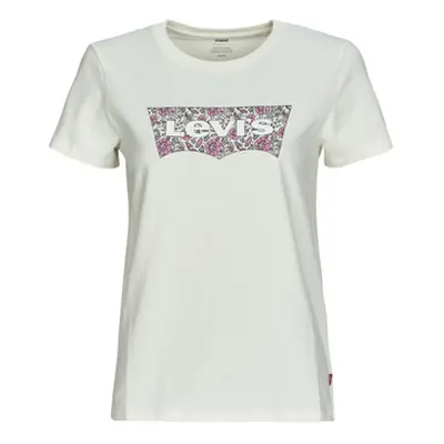 Levis THE PERFECT TEE women's T shirt in White