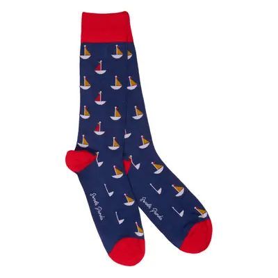 Sailing Boat Bamboo Socks