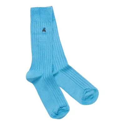 Sky Blue Bamboo Socks