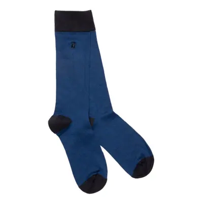 Spotted Royal Blue Bamboo Socks