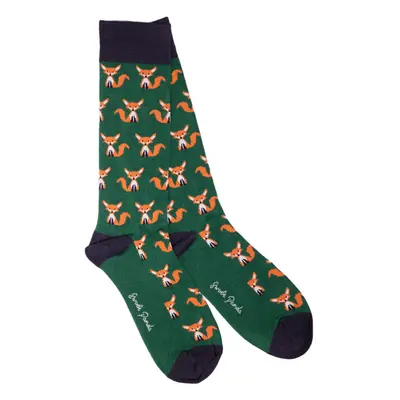 Fox Bamboo Socks (Comfort Cuff)