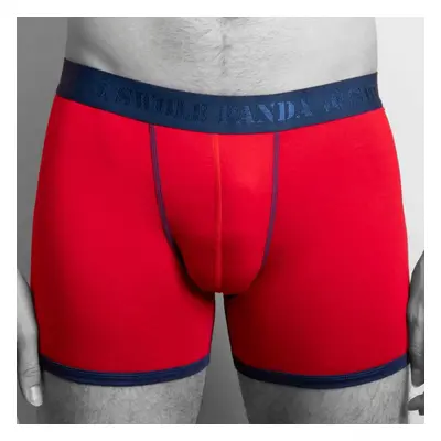 Bamboo Boxers - Red / Blue Band