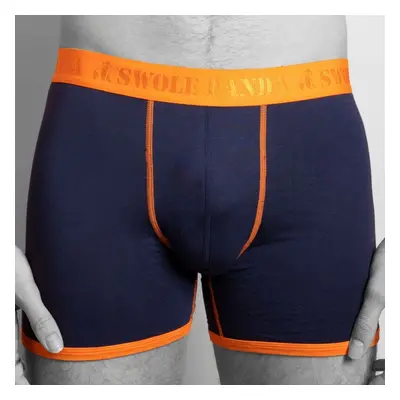 Bamboo Boxers - Navy / Orange Band