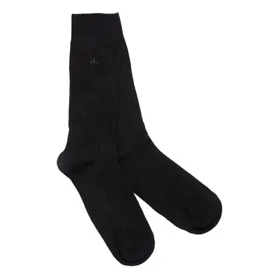 Jet Black Bamboo Socks