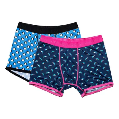 Bamboo Boxers 2 Pack - Penguins & Sharks