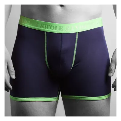 Bamboo Boxers - Navy / Green Band