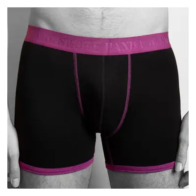 Bamboo Boxers - Navy / Purple Band