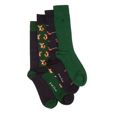 Fox & Pheasant Bamboo Sock Bundle - Four Pairs