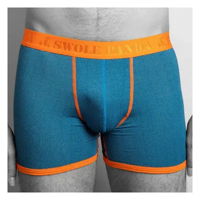 Bamboo Boxers - Blue Herringbone