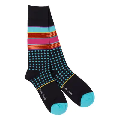 Stripe and Diamond Bamboo Socks