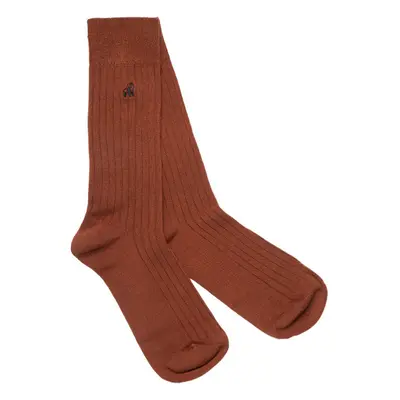 Chestnut Brown Bamboo Socks