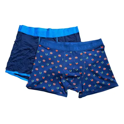 Bamboo Boxers 2 Pack - Navy / Hot Air Balloons