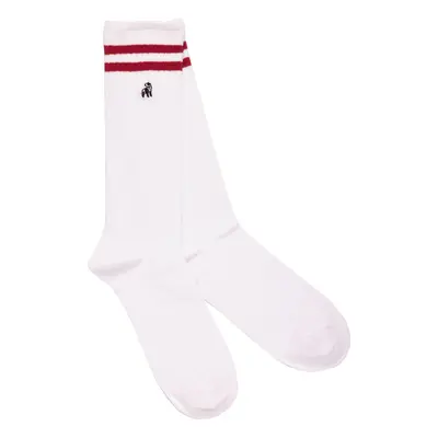 White Athletic Bamboo Socks