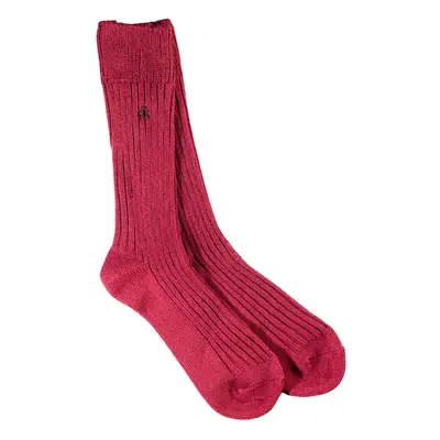 Burgundy Bamboo Boot Socks