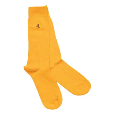 Bumblebee Yellow Bamboo Socks