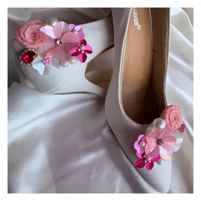 Berries & Blush Shoe Clips