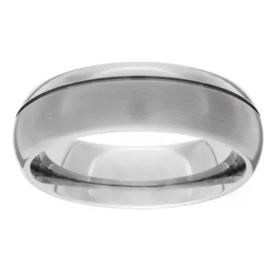 GETi Titanium Brushed and Polished 5mm Ring