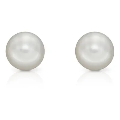 Fine Jewellery by John Greed 9ct Gold 7mm Freshwater Pearl Stud Earrings For Women