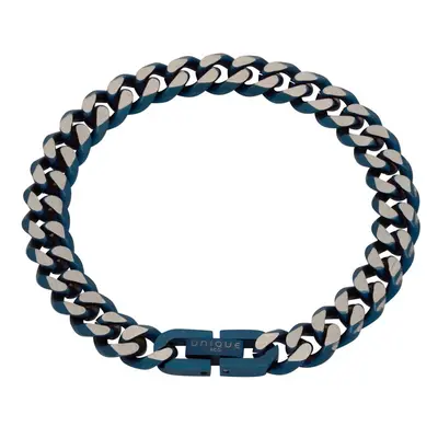 Unique & Co Stainless Steel Blue Plated Bracelet