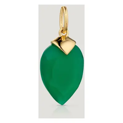 John Greed CANDY Kite Gold Plated Silver May Birthstone Chalcedony Pendant Charm For Women