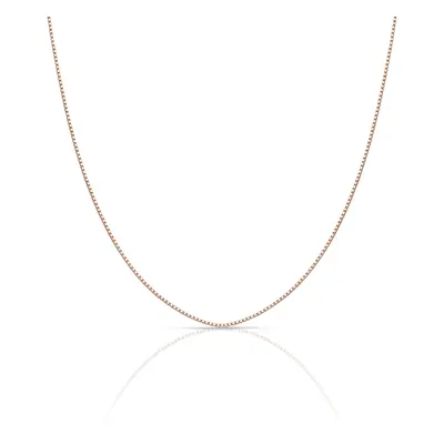 Fine Jewellery by John Greed 9ct Rose Gold Venetian Box Chain For Women